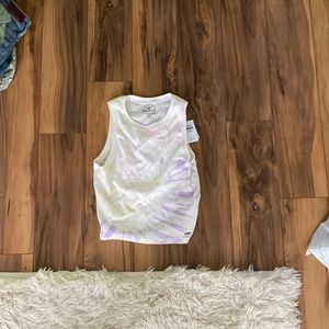 High Neck Tye-dye Hollister crop top